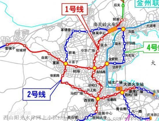 大连地铁最新线路图概览